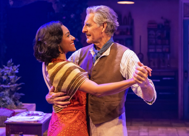 A person and person dancing Description automatically generated