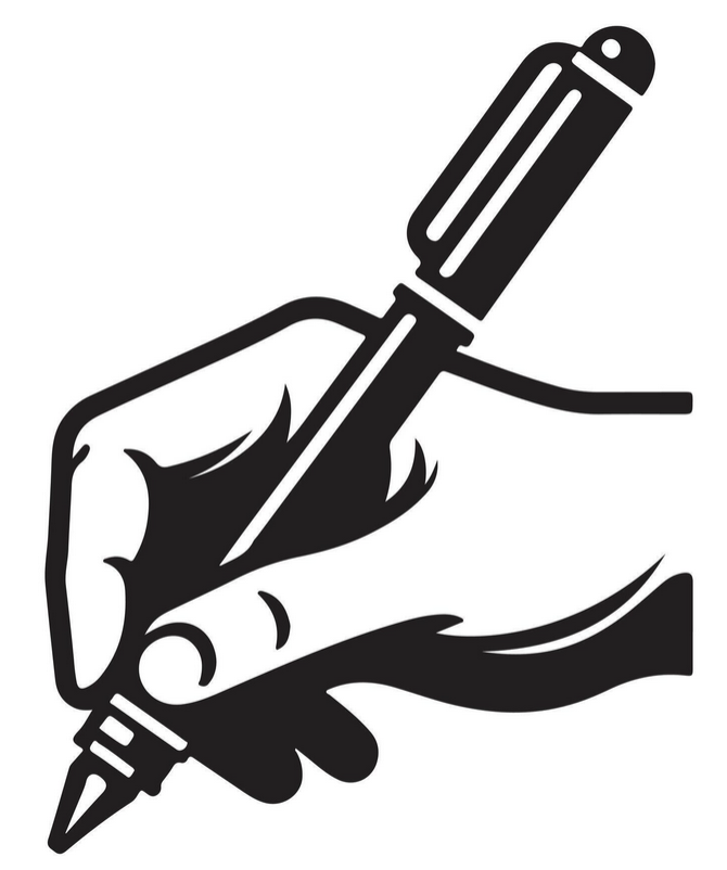 Animated placeholder image for writer
