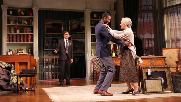 From left: Joe Paulik, Gabriel Brown and Maureen Anderman in 'Love & Money'