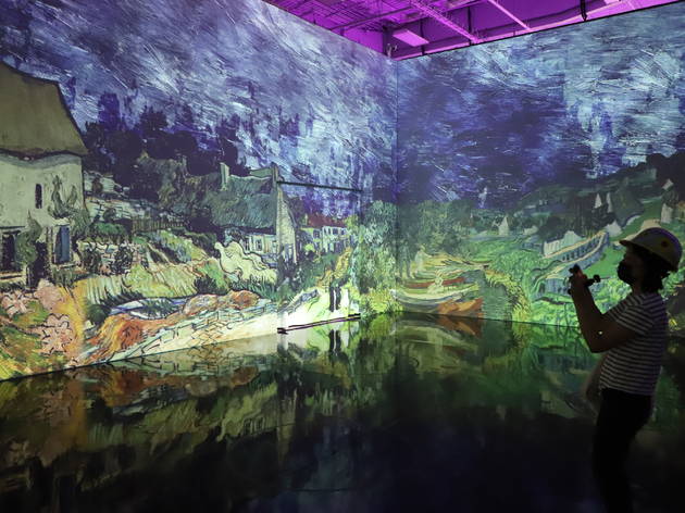 We got a first look at the gorgeous Immersive Van Gogh exhibit coming to NYC