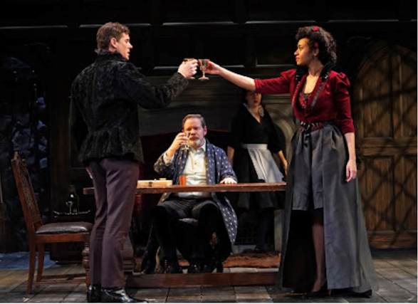 A group of people on a stage