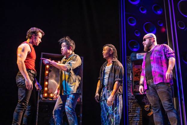 A group of men on a stage