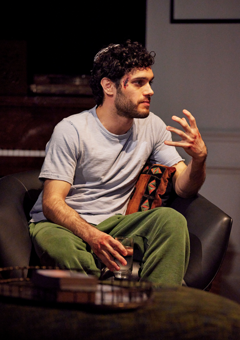 A person sitting in a chair