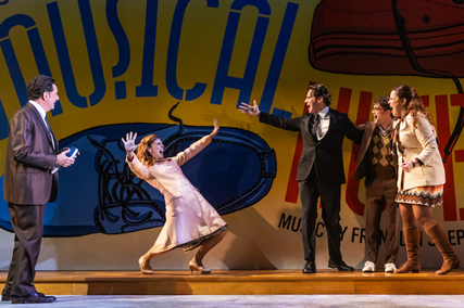 A group of people on a stage