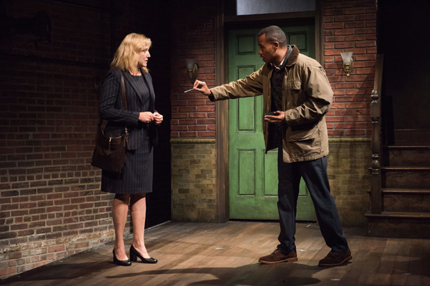 Mary McCann plays Alice and Leroy McClain plays John in On the Shore of the Wide World.
