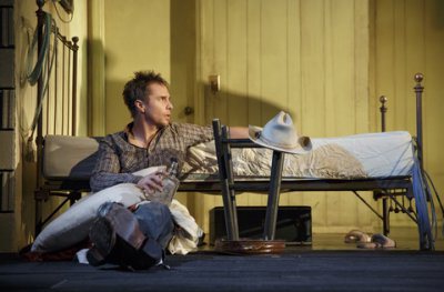 Sam Rockwell in a scene from “Fool for Love” (Photo credit: Joan Marcus)