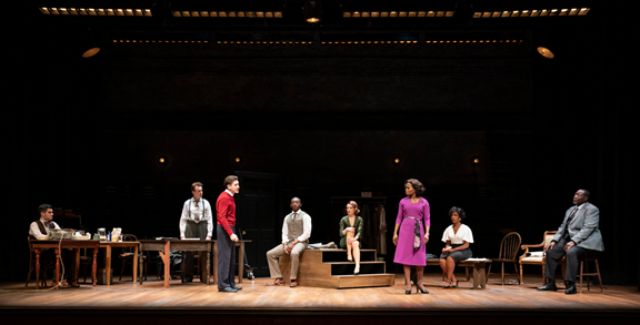A group of people on a stage