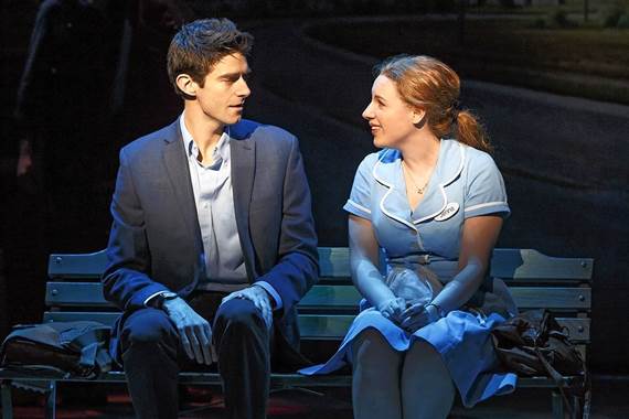Drew Gehling and Jessie Mueller in ‘Waitress.’